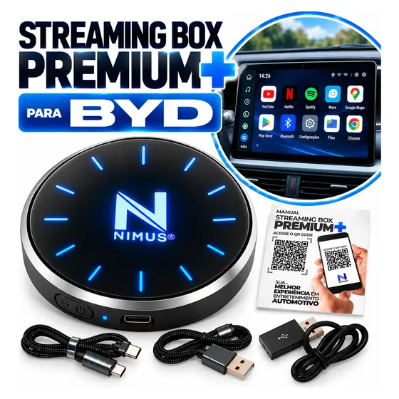 Streaming Byd Box Premium+ Nimus 8gb 128gb Carplay Android