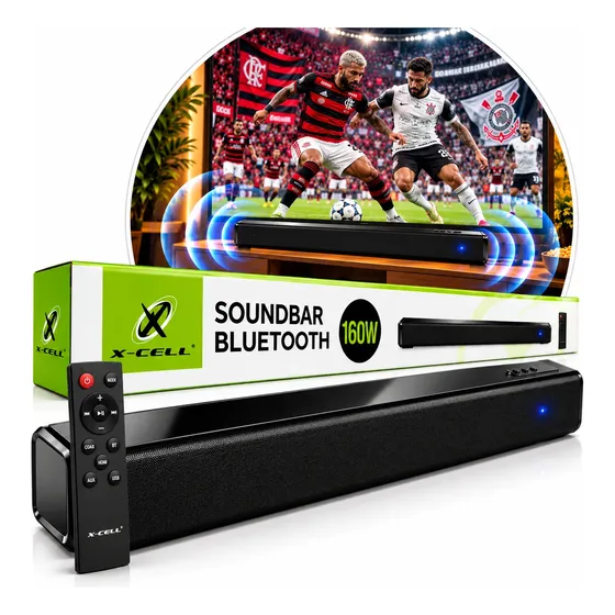 Caixa De Som Soundbar Home Theater Notebook Tv Pc Projetor P