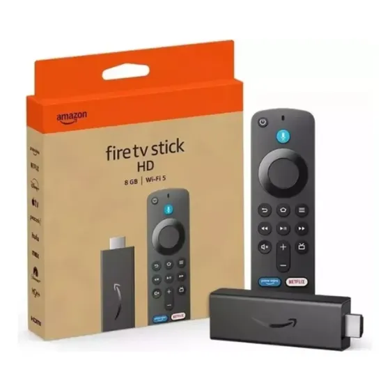 Amazon Fire Tv Stick Full Hd, Com Controle Remoto Por Voz Al