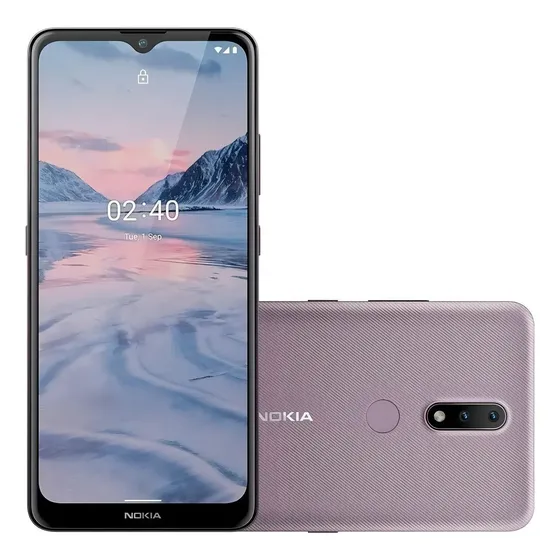 Smartphone 2.4 Nk016 Tela 6.5 64gb 3gb Ram Lilás Nokia (Novo com caixa aberta)