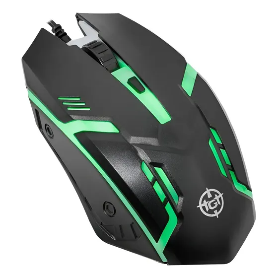 Mouse Gamer Tgt Gm25, Rainbow, 2400dpi, 4 Botoes, Preto