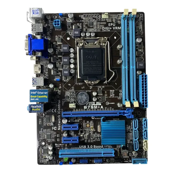 Kit Gamer Placa Mãe Asus 1155+ Core I5 3470+cooler+8gb Ddr3