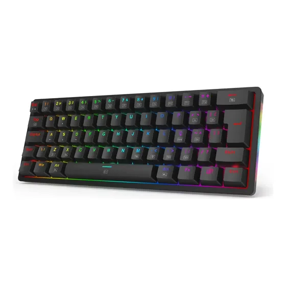 Redragon Akali Rgb Preto Switch Marrom