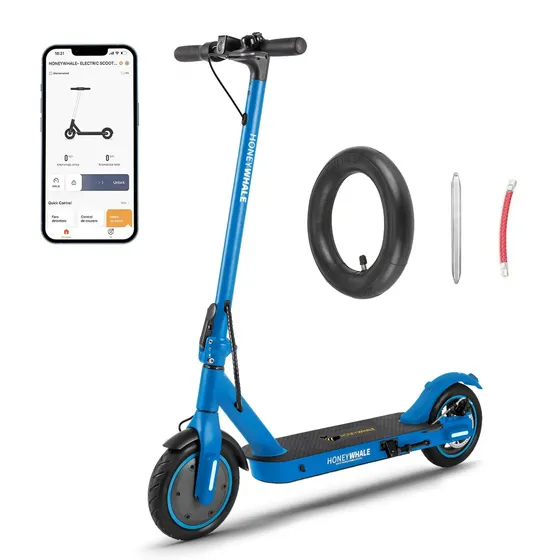 Patinete Elétrico HONEYWHALE M2 Pro Dobrável, Azul, para Adulto Com App e 32 Km/h