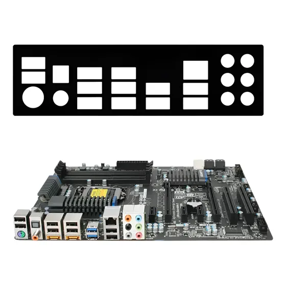 Espelho Traseiro Placa Mae Gabinete Gigabyte P67a Ud4 B3 Espelho Traseiro Placa Mae Gabinete Gigabyte P67a Ud4 B3