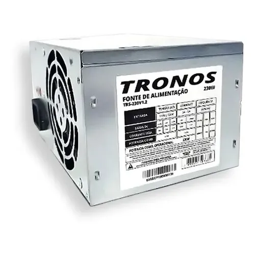 Fonte de Alimentação Tronos de 230 W Trs-230 Cor Prata