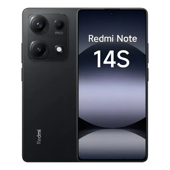 Smartphone Xiaomi Redmi Note 14s + Nfc 256gb Preto 8+8gb Ram