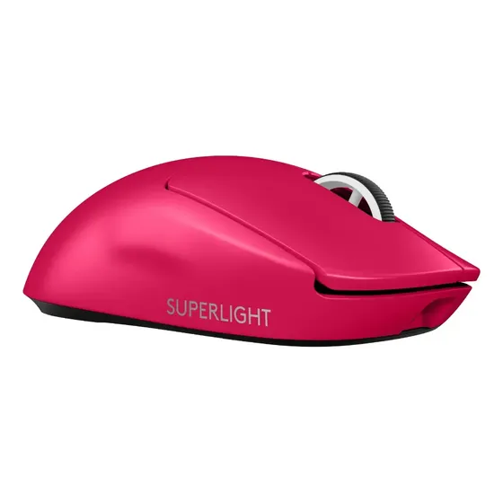 Mouse Gamer Sem Fio Logitech G Pro X Superlight 2 Lightspeed, Switch Lightforce, Sensor 32k Dpi, 5 Botões Programáveis, Recarregável - Magenta Rosa Mouse Gamer Sem Fio Logitech G Pro X Superlight 2 Lightspeed, Switch Lightforce, Sensor 32k Dpi, 5 Botões Programáveis, Recarregável - Magenta Rosa