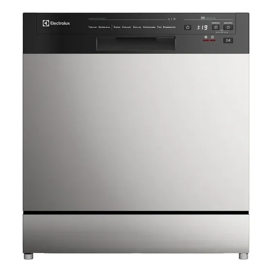 Lava-louças Electrolux Ls08e Inox 8 Serviços Função Inox 220v
