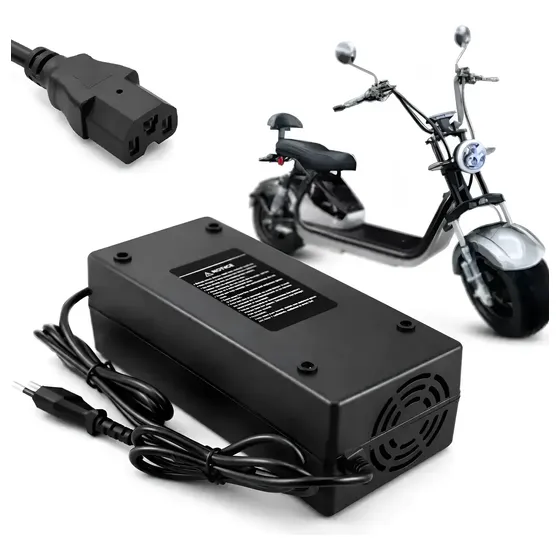 Carregador 60v Scooter Moto Elétrica A9 1000w 67.2v 5a