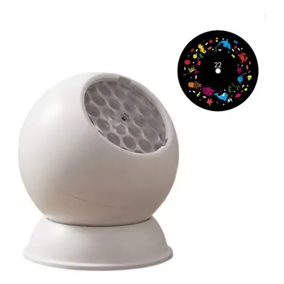 Projetor Animais Marinho Usb Oceano Projeção Dinâmica