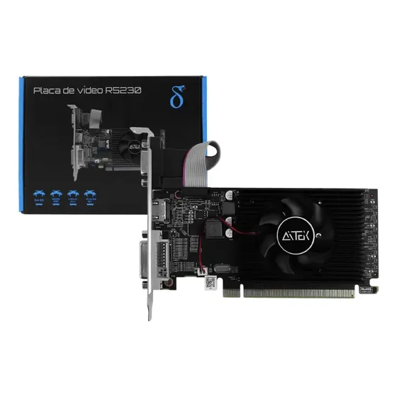 Placa De Vídeo 2gb Gddr3 Pci-e 2.0 Hdmi Vga Alta Qualidade
