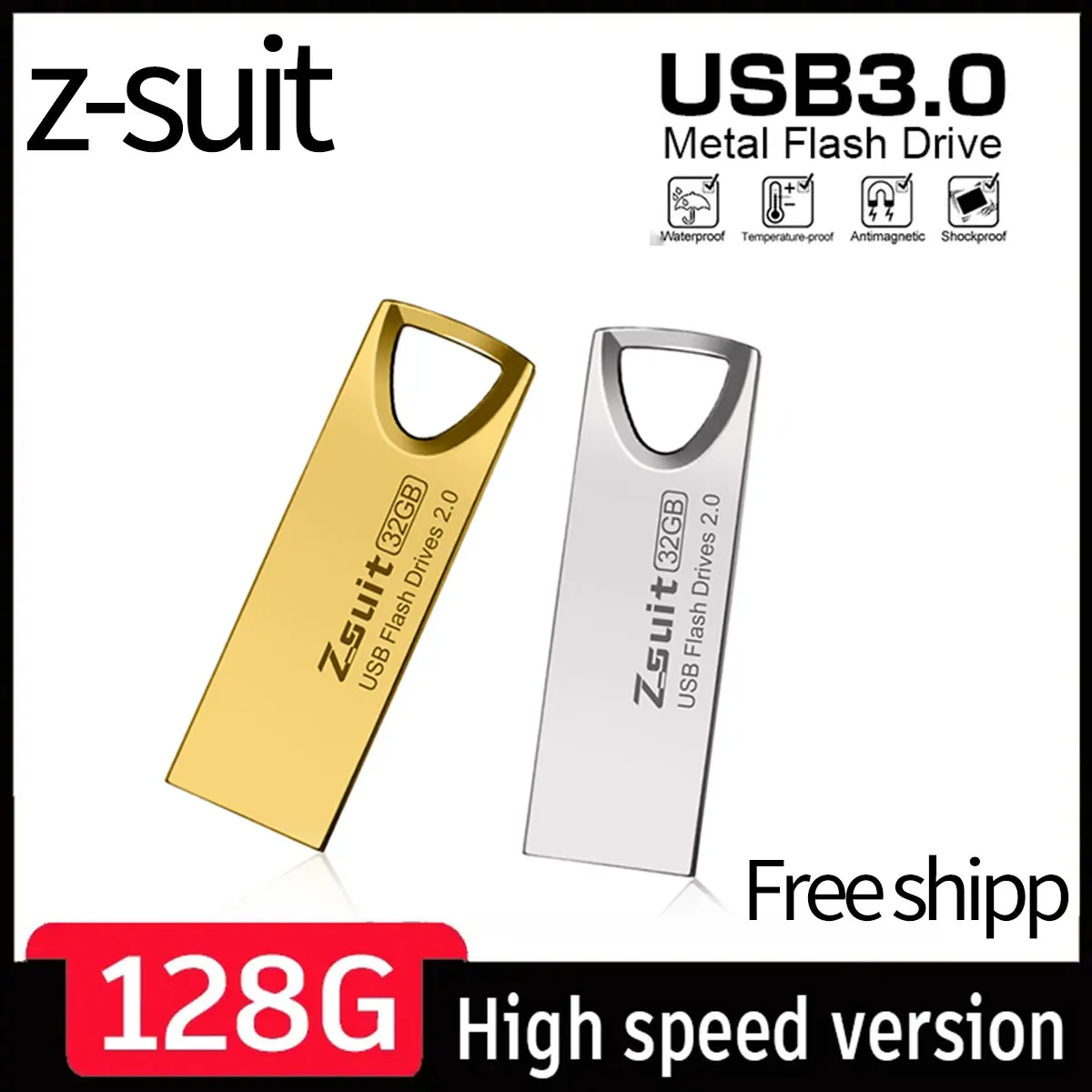 2025 nova inovação 3.0 usb flash drive pen drives 128gb 64gb 32gb usb 2.0 metal vara pendrive flash drive para portátil/pc/carro