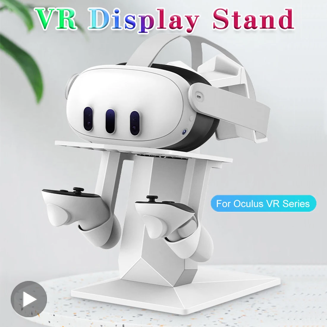Para meta oculus quest 3 2 pro quest3 quest2 berço suporte suporte acessório de jogo realidade virtual vr óculos fone de ouvido capacete