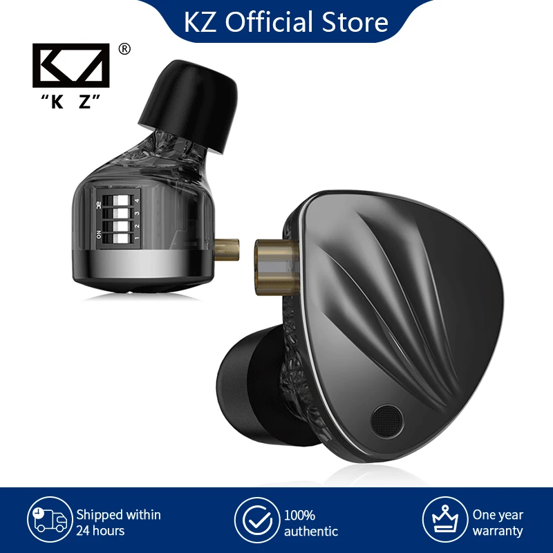Kz krila fone de ouvido intra-auricular hifi 1dd + 1ba, armadura balanceada ajustável de alta qualidade, monitor, cancelamento de fones de ouvido Kz krila fone de ouvido intra-auricular hifi 1dd + 1ba, armadura balanceada ajustável de alta qualidade, monitor, cancelamento de fones de ouvido