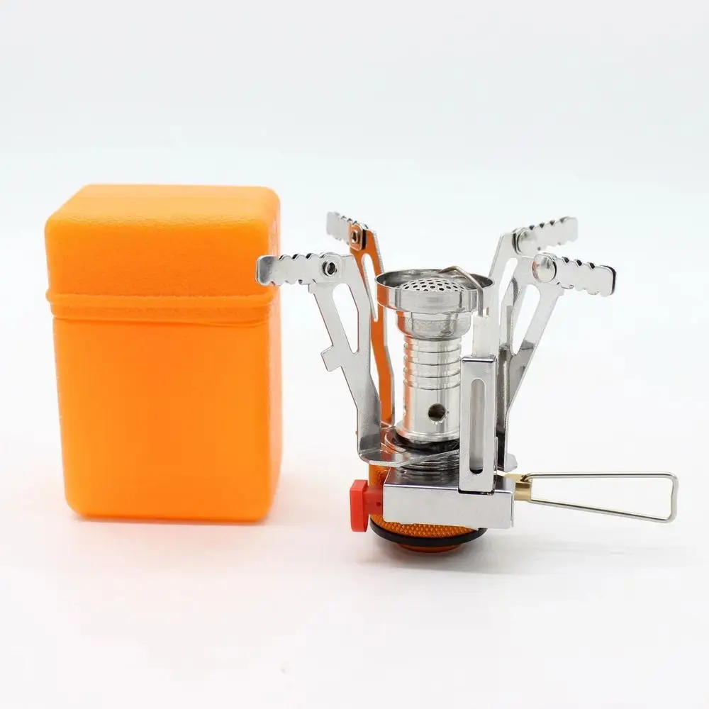 Fogão ao ar livre dobrável ultra-leve liga mini fogão a gás para acampamento caminhadas forno a gás portátil ao ar livre cozinhar fogão de piquenique Fogão ao ar livre dobrável ultra-leve liga mini fogão a gás para acampamento caminhadas forno a gás portátil ao ar livre cozinhar fogão de piquenique