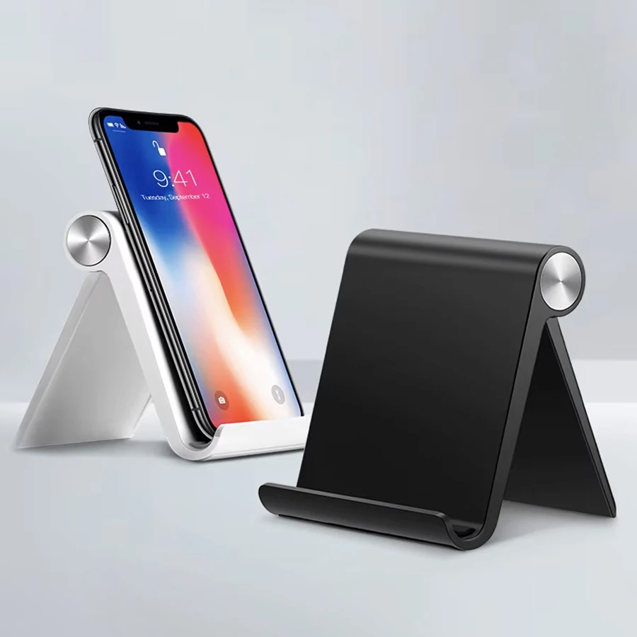 Suporte Ajustável para Celular, Portátil e Dobrável, Compatível com Celulares e Tablets