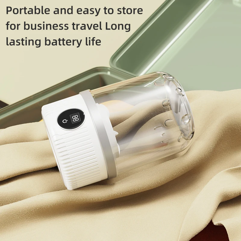 Mini máquina de lavar roupa elétrica doméstica, copo de lavagem, meias, pequena máquina de lavar com carregamento sem fio