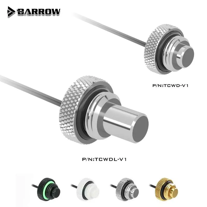 Carrinho de mão TCWDL-V1 TCWD-V1 watercooling montagem g1/4 pc rgb mini refrigerador água parar ouro/preto/branco/prata acessórios