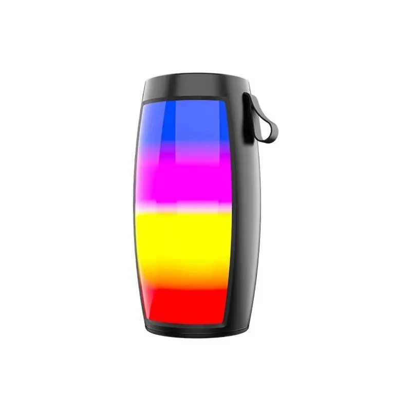 Caixa de Som Portátil Bluetooth Sem Fio com Subwoofer de Graves Potentes, Luz LED, Som Estéreo, Reprodutor de Áudio MP3 para Carro, Sistema de Som para Exterior