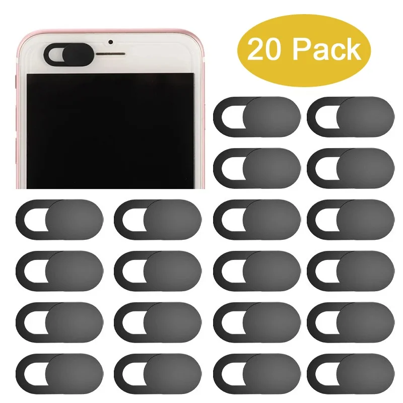 1-20 pçs lentes adesivo de privacidade webcam capa protetora webcam capa obturador slider para ipad pc tablet câmera lente do telefone adesivo