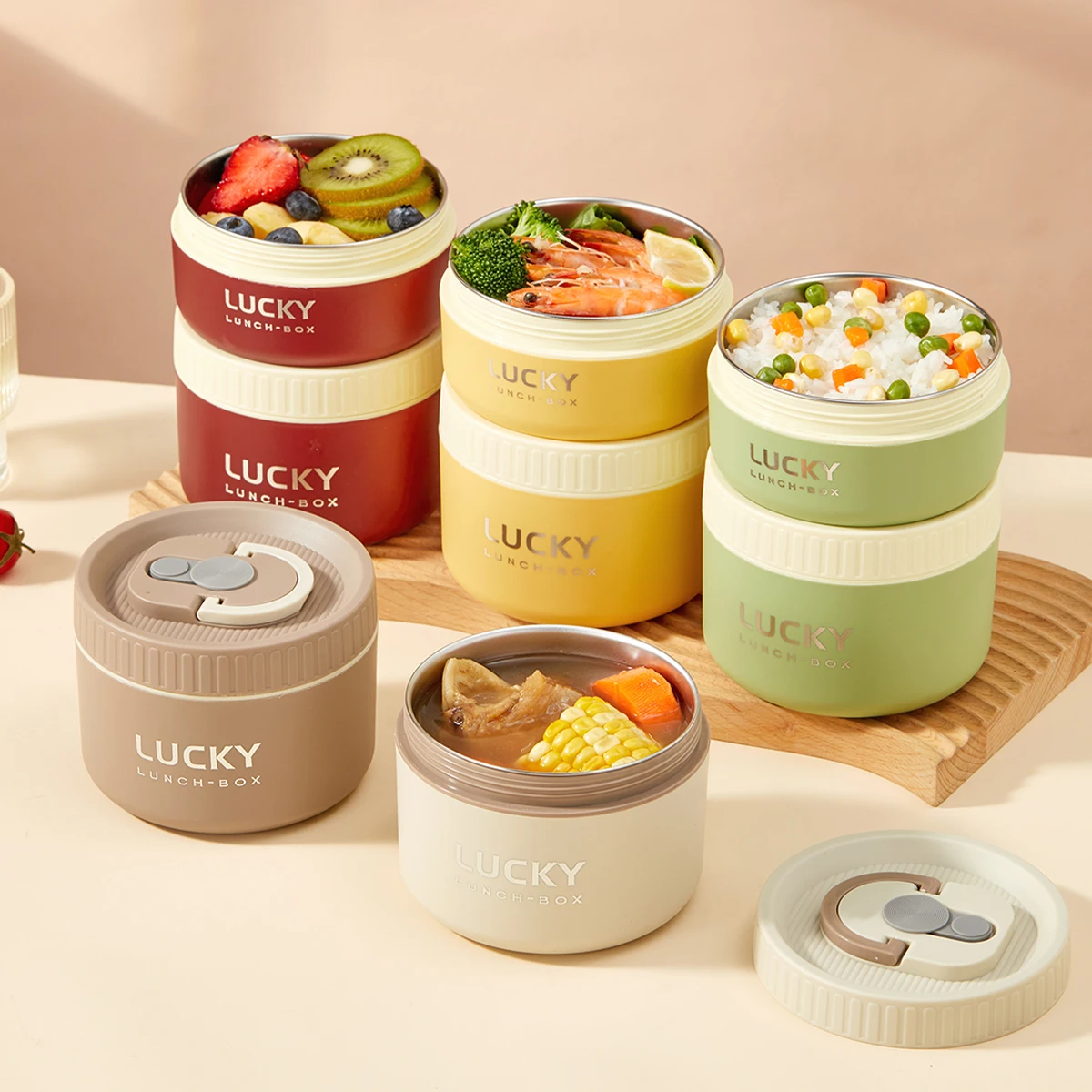 304 aço inoxidável isolado bento caixa microondas aquecível redondo selado lancheira térmica para crianças estudantes recipiente de alimentos 304 aço inoxidável isolado bento caixa microondas aquecível redondo selado lancheira térmica para crianças estudantes recipiente de alimentos