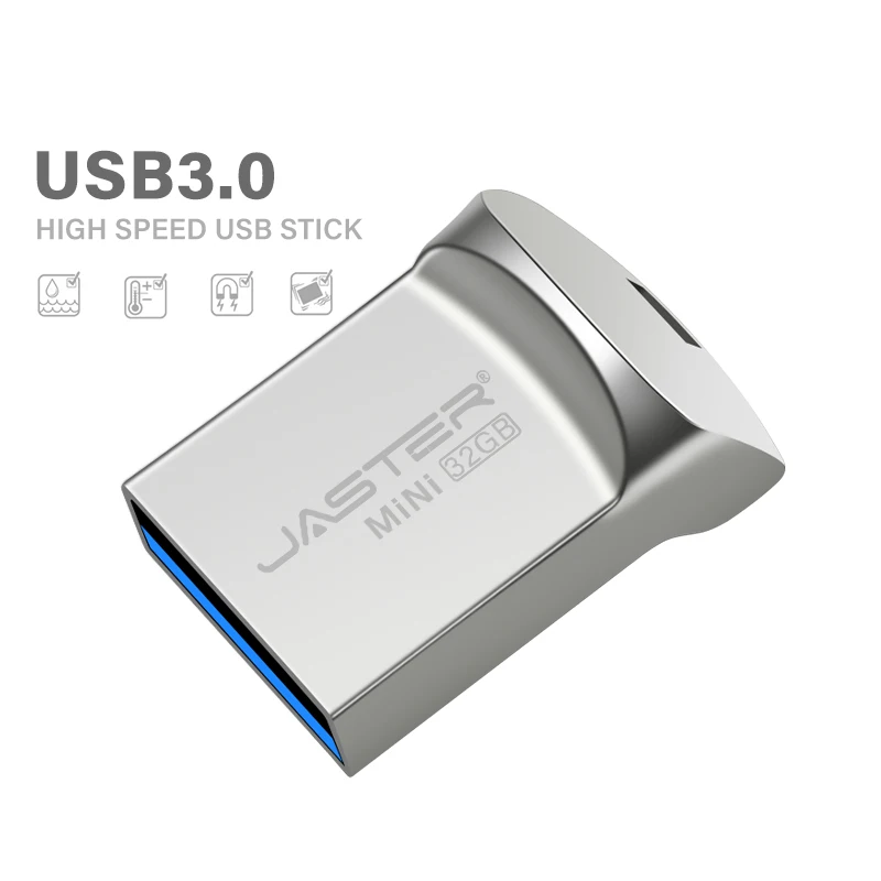 Super mini usb 3.0 flash drive 64gb criativo presente de negócios pen drive 32gb preto memória vara chaveiro livre pendrive prata u