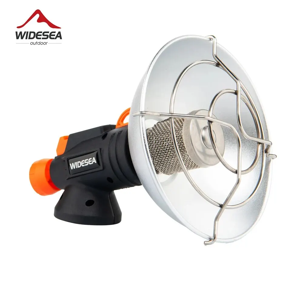 Widesea acampamento aquecedor portátil lareira de aço inoxidável para o inverno fogão ao ar livre caminhadas queimador gás aquecimento equipamentos sobrevivência