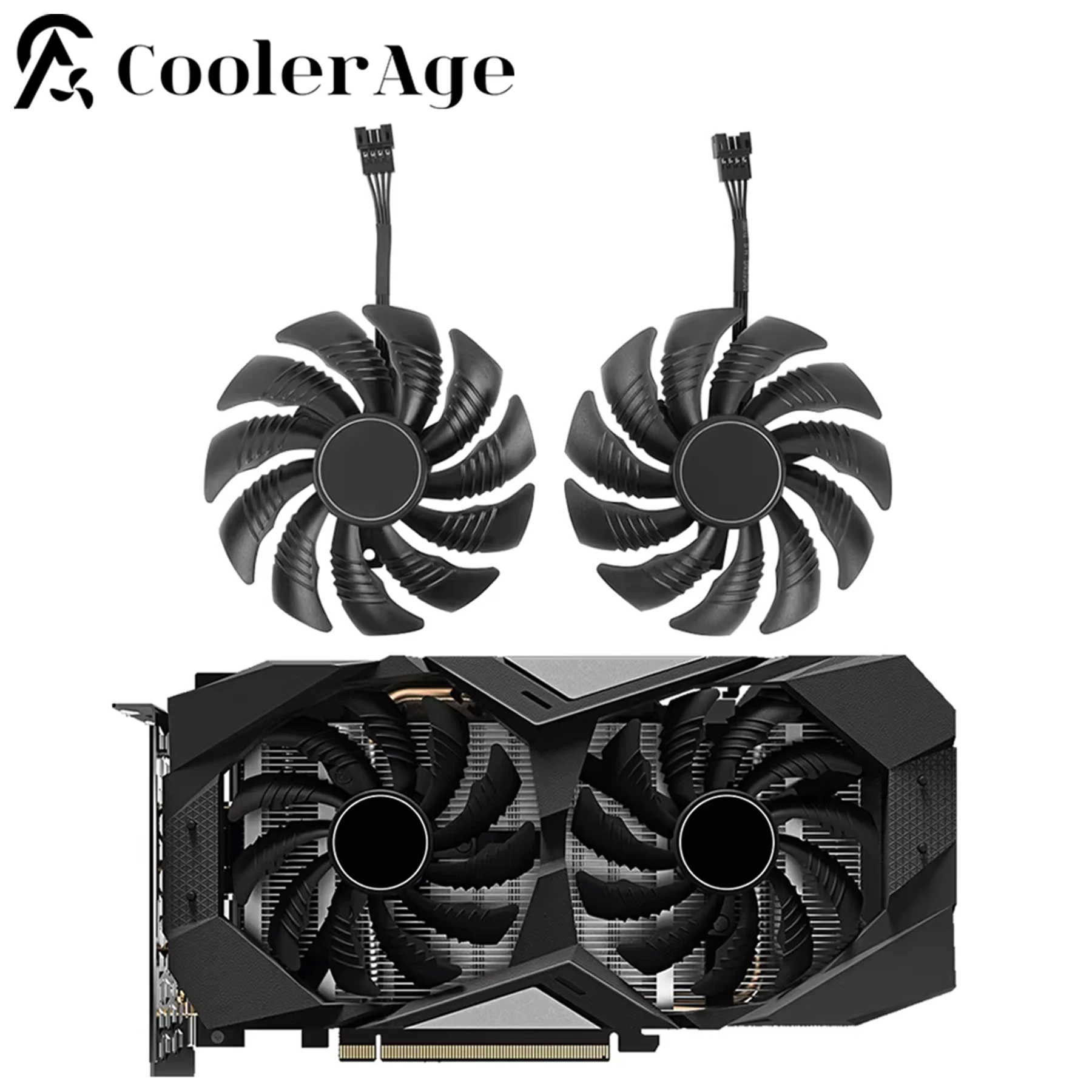 88MM T 129215 Ventilador de refrigeração da placa gráfica SU para Gigabyte RTX 2060 2070 1650 1660 Ti SUPER WINDFORCE OC 6G Ventilador de placa de vídeo Cooler 88MM T 129215 Ventilador de refrigeração da placa gráfica SU para Gigabyte RTX 2060 2070 1650 1660 Ti SUPER WINDFORCE OC 6G Ventilador de placa de vídeo Cooler
