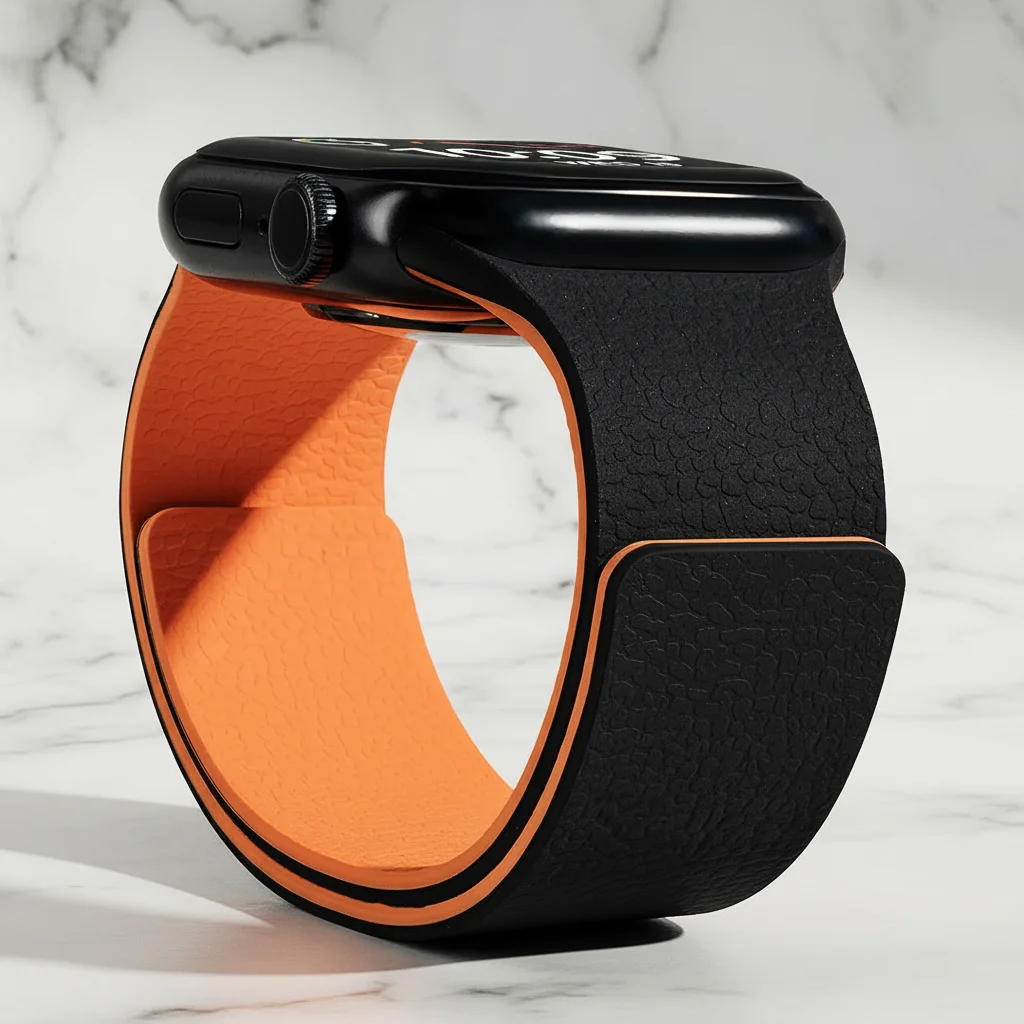 Pulseira para Apple Watch, modelos 40 mm, 44 mm, 46 mm, 45 mm, 49 mm, pulseira de silicone magnética, compatível com iWatch Series 10, SE, 9, 8, Ultra 2, 3, 4, 11, 12. Pulseira para Apple Watch, modelos 40 mm, 44 mm, 46 mm, 45 mm, 49 mm, pulseira de silicone magnética, compatível com iWatch Series 10, SE, 9, 8, Ultra 2, 3, 4, 11, 12.