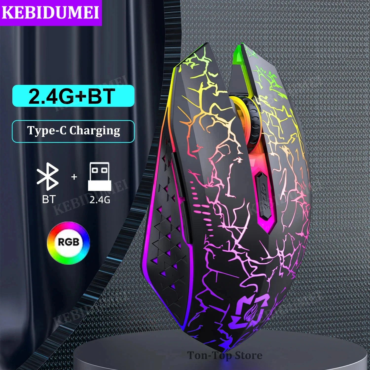 Bluetooth 5.2 mouse sem fio rgb mouse para jogos silencioso mouse recarregável 800-1200-1600 dpi mouse para computador portátil macbook Bluetooth 5.2 mouse sem fio rgb mouse para jogos silencioso mouse recarregável 800-1200-1600 dpi mouse para computador portátil macbook