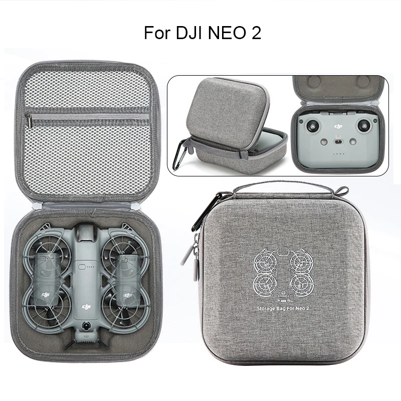 Carregando caso à prova de choque para dji neo 2 caso casca dura saco de armazenamento portátil para dji neo 2 rc n3 drone acessórios remotos