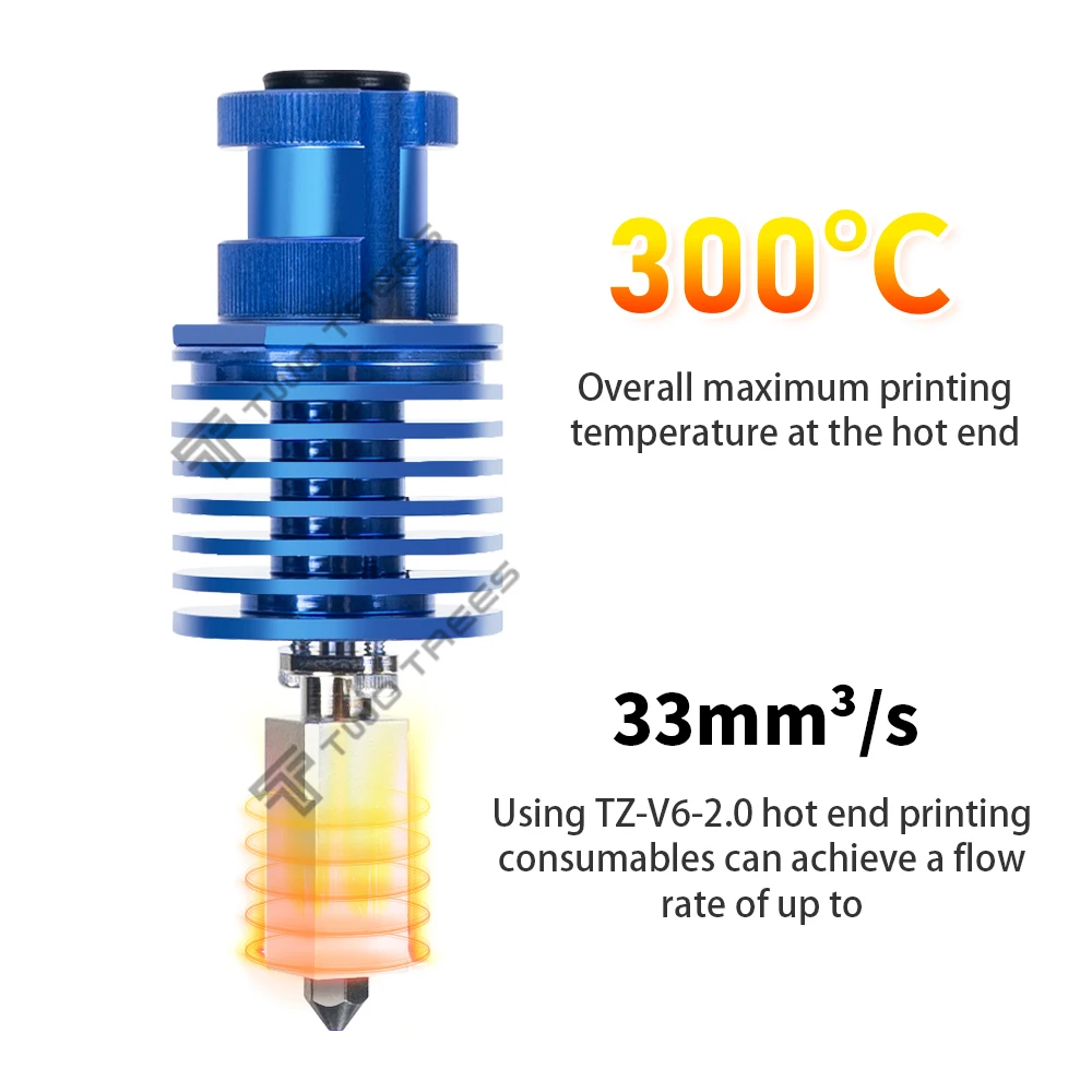 TZ V6 2.0 Hotend Kit Para Creality Ender 3/Ender 3 PRO/Ender 3 V2/CR10/VORON 2.4/Prusa Extrusora Hi-End J-head V6 Atualização de extremidade quente TZ V6 2.0 Hotend Kit Para Creality Ender 3/Ender 3 PRO/Ender 3 V2/CR10/VORON 2.4/Prusa Extrusora Hi-End J-head V6 Atualização de extremidade quente