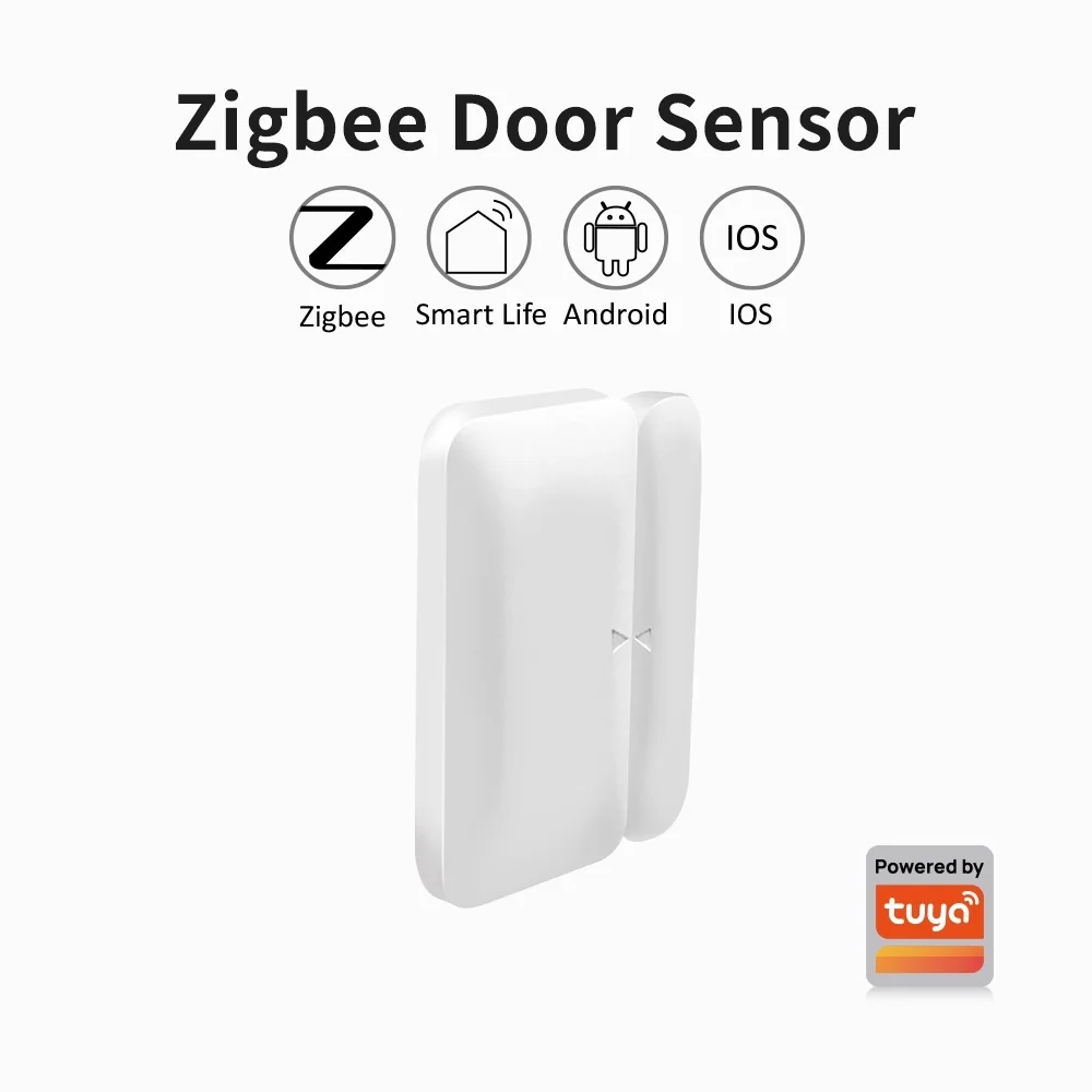 Sensor de Porta e Janela Sem Fio Tuya Zigbee, Mini Detector Inteligente para Casa, Sistema de Alarme de Porta Aberta/Fechada para Alexa Sensor de Porta e Janela Sem Fio Tuya Zigbee, Mini Detector Inteligente para Casa, Sistema de Alarme de Porta Aberta/Fechada para Alexa