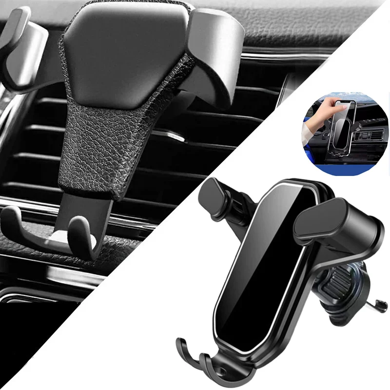 Novo suporte de carro de gravidade para telefone clipe de ventilação de ar montar suporte de celular móvel smartphone gps suporte para iphone telefone móvel