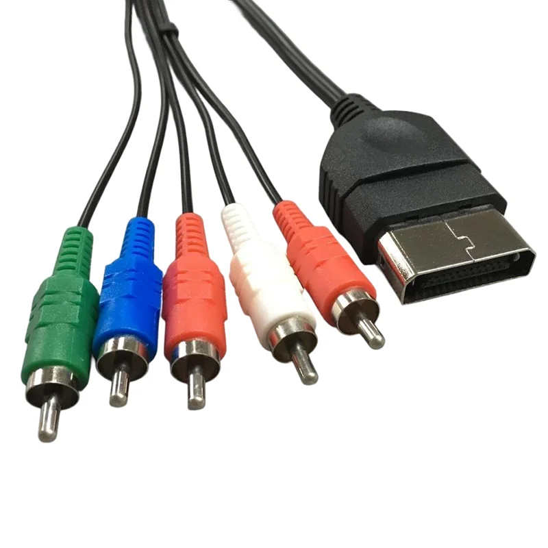 Cabo de componente para cabo de extensão de console de jogos XBOX para Microsoft XBOX AV conexão cabo estéreo de áudio e vídeo
