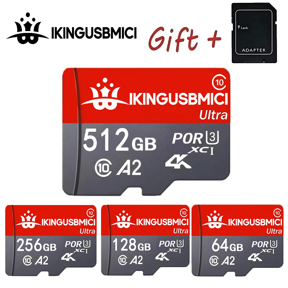 Cartão de Memória e Cartão Micro SD, Cartões SD, Cartões TF, Ultra Alta Velocidade Premium 16GB / 32GB / 64GB / 512GB para Câmera de Segurança CCTV Cartão de Memória e Cartão Micro SD, Cartões SD, Cartões TF, Ultra Alta Velocidade Premium 16GB / 32GB / 64GB / 512GB para Câmera de Segurança CCTV