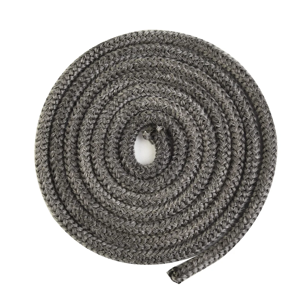 Fogão Fire Rope Black Wood Burning Stove, Log Burner, Selo da porta de alta temperatura, Aquecimento Lareira Parte, 6mm, 8mm, 2m Comprimento Fogão Fire Rope Black Wood Burning Stove, Log Burner, Selo da porta de alta temperatura, Aquecimento Lareira Parte, 6mm, 8mm, 2m Comprimento