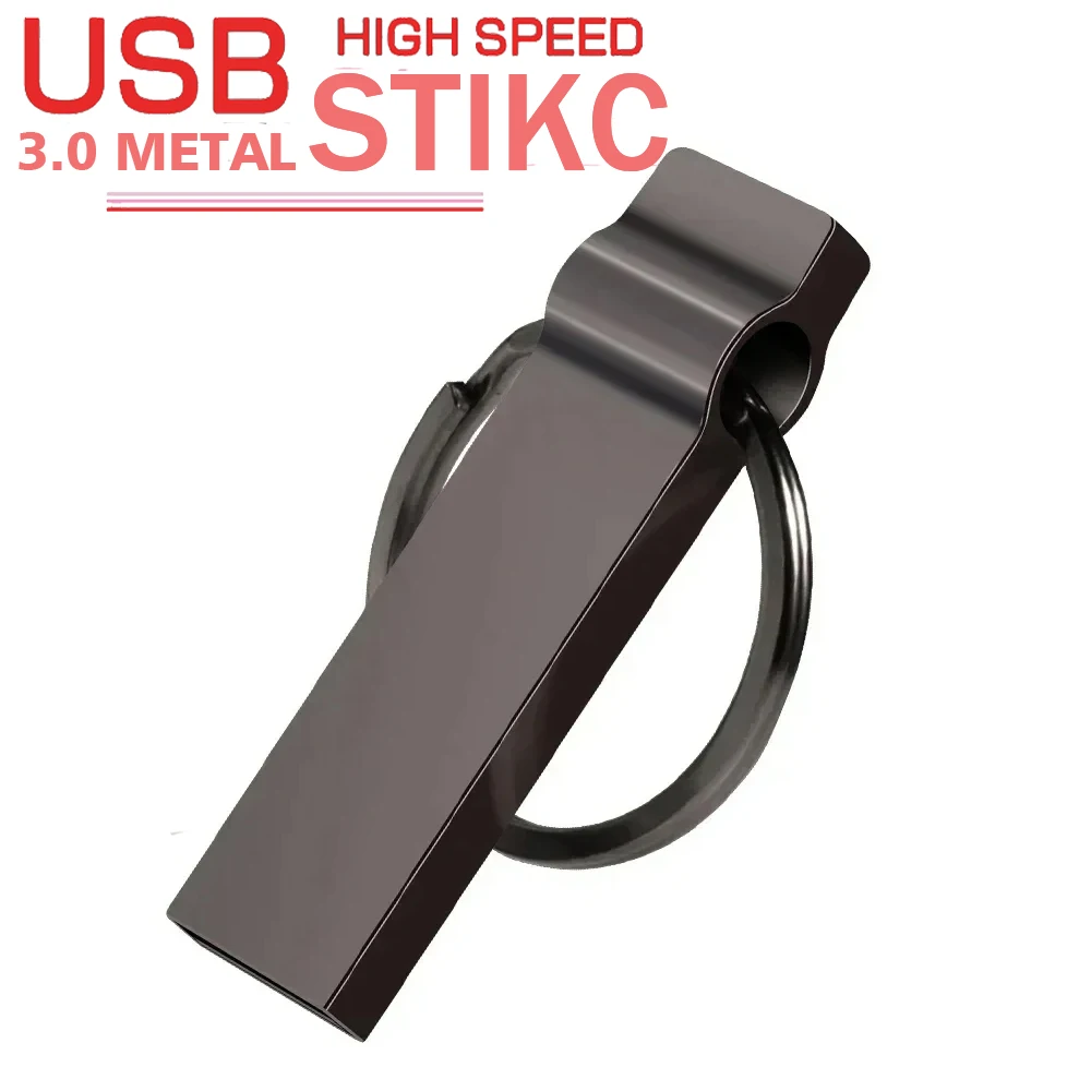 USB 3.0 Flash Drive 128GB Memoria USB Memory Stick Pen Drive U Disk Metal Key Thumb USB Drive para PC Laptop 32GB/64GB