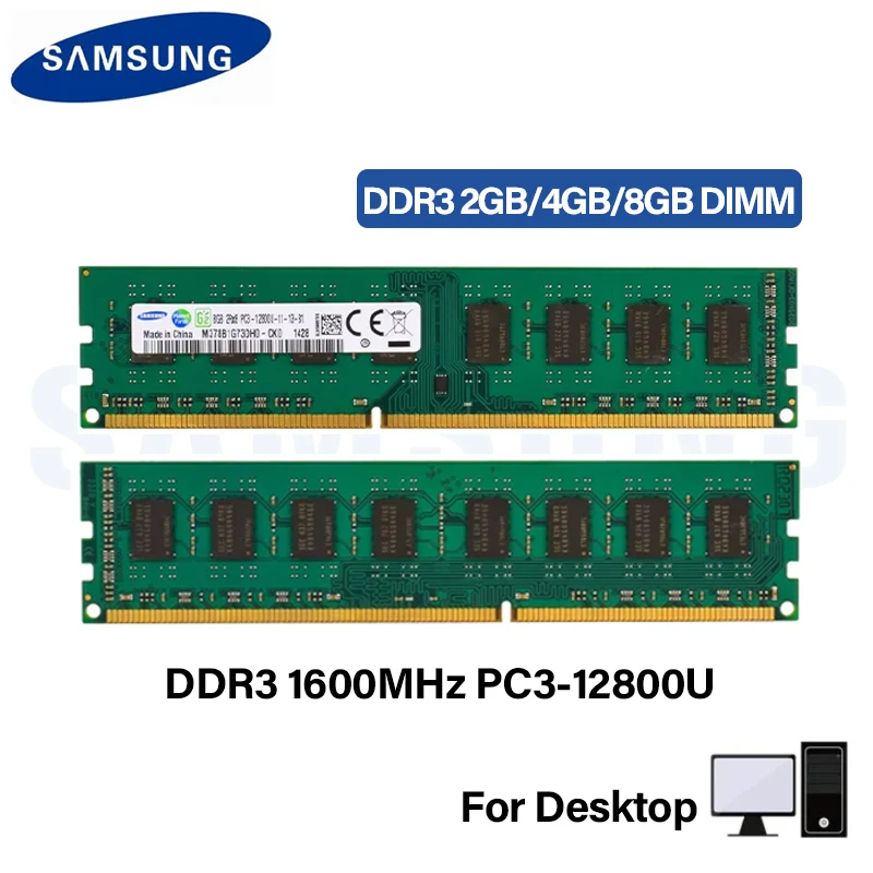 Samsung ddr3 ddr3l ram 8gb 4gb 2gb 1600mhz memória de desktop PC3-12800U dimm 240 pinos 1.5v 1.35v memória ram ddr3 Samsung ddr3 ddr3l ram 8gb 4gb 2gb 1600mhz memória de desktop PC3-12800U dimm 240 pinos 1.5v 1.35v memória ram ddr3