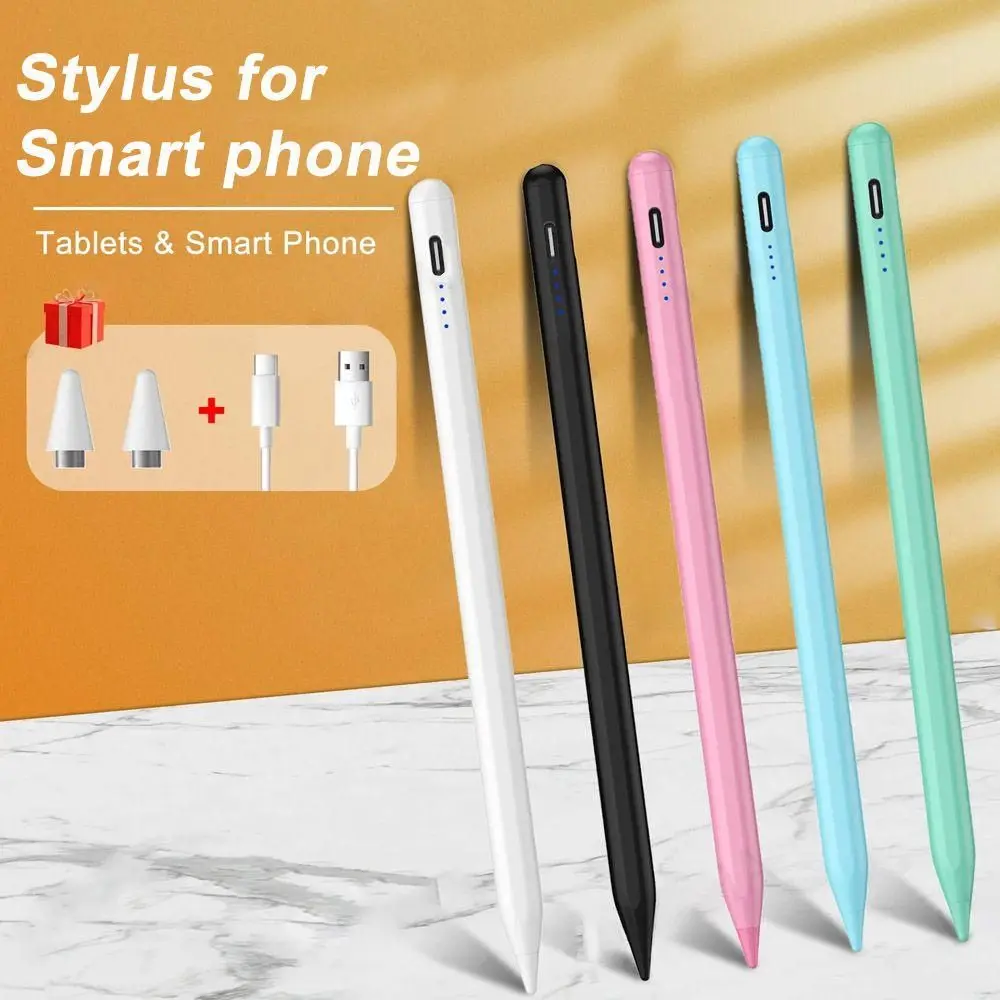 Caneta Stylus Universal para iPad, iPhone, Tablets Android, Caneta para Tela Sensível ao Toque Compatível com Pencil, Windows e Celulares