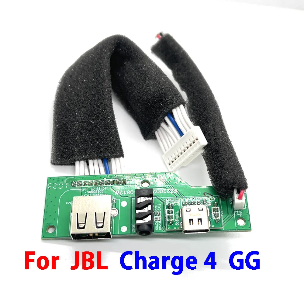 1 PEÇA Nova Placa de Alimentação com Conector Jack para JBL CHARGE4 Charge 4 GG, Porta de Carregamento USB Tipo-C para Caixa de Som Bluetooth