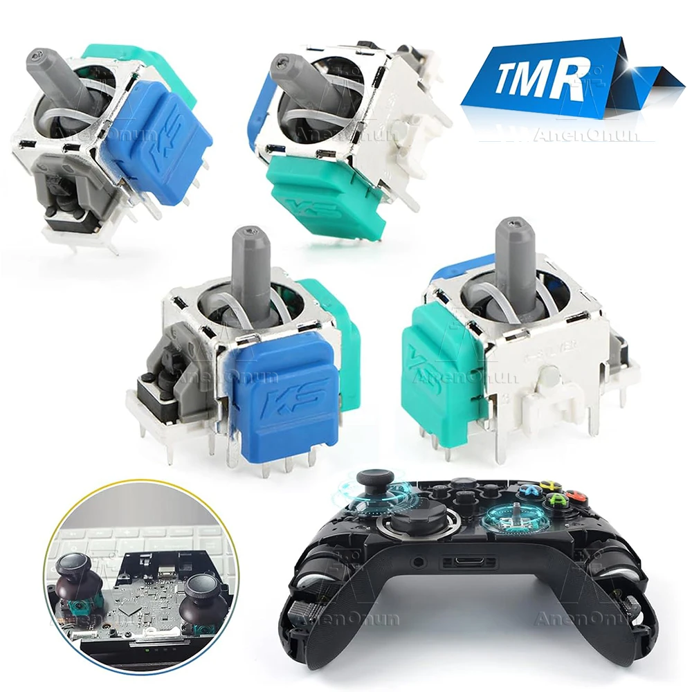 Tmr joystick eletromagnético para controlador de xbox, polegar, atualização sem deriva, joystick de substituição, kit de sensor analógico 3d