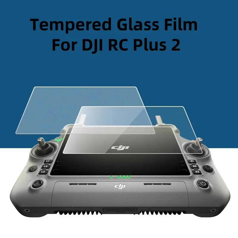 1 pçs filmes de vidro temperado para dji rc plus 2 controle remoto com filme de tela para dji agras t100/t70/t60/t50/matrice 4e drone