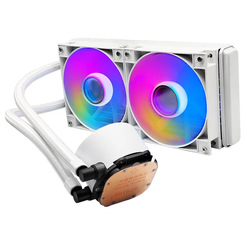 Manmu-Refrigerador líquido para CPU, Ventilador PWM de 4 pinos, 120mm, RGB, AC, Refrigeração a água integrada, AM5, AM4, Intel 115x, 1200, 1700, 2011, 2012, 2066, 240mm