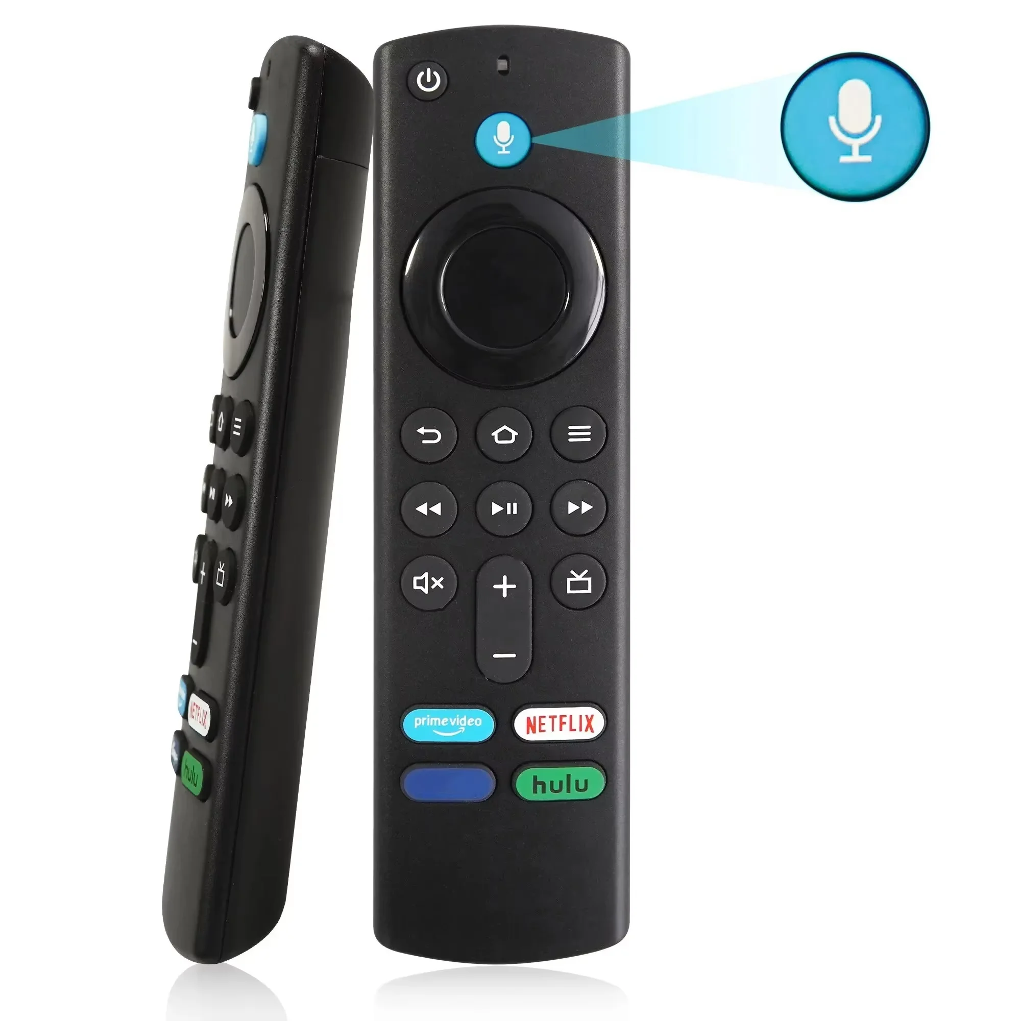 Substituição de controle remoto de voz Bluetooth para Fire TV Stick 4K Max 3a geração Stick Lite Cube Smart TV Controller funciona com Alexa