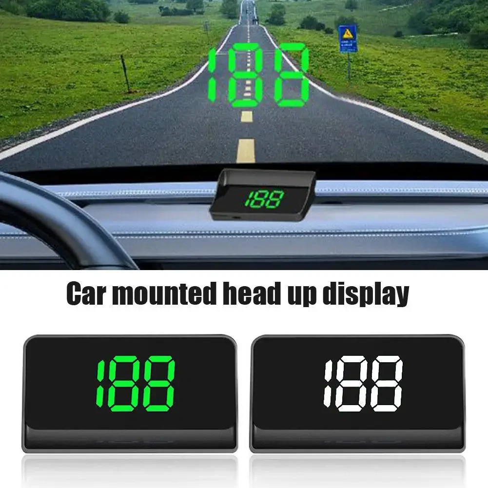 Hd m2 head up display gps velocímetro digital universal km/h digital hud pára-brisa projetor acessório eletrônico automático