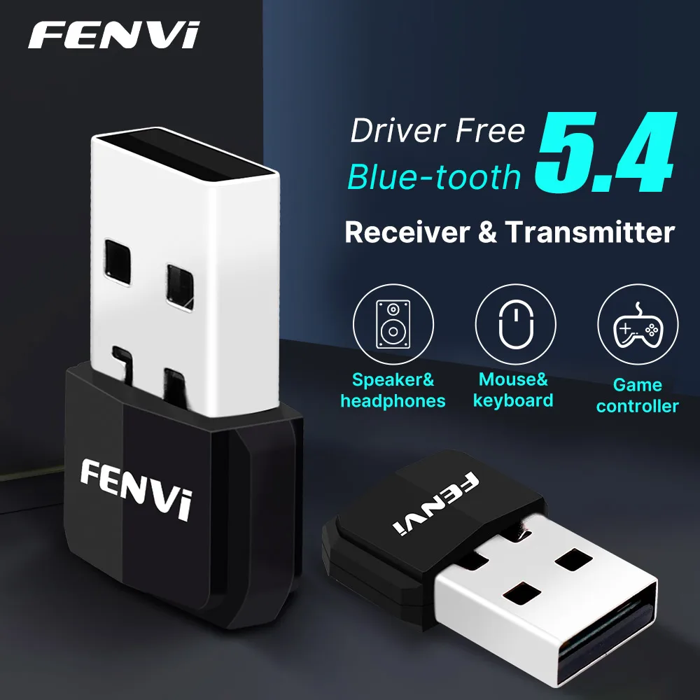 Adaptador Bluetooth Baseus USB 5.1 para PC, Laptop, Caixa de Som Sem Fio, Receptor de Áudio, Transmissor USB