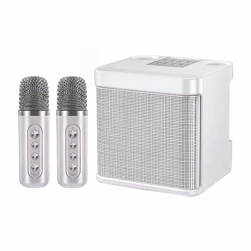 Caixa de Som Bluetooth Sem Fio com Microfone, Máquina Portátil, Coluna de Música