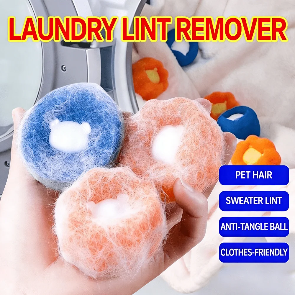 Removedor de Pelos de Animais Reutilizável: Bola Filtradora para Máquina de Lavar Roupa, Adesivo para Lã, Removedor de Pelos de Gato, Coletor de Fiapos de Pelagem de Animais para Casa Removedor de Pelos de Animais Reutilizável: Bola Filtradora para Máquina de Lavar Roupa, Adesivo para Lã, Removedor de Pelos de Gato, Coletor de Fiapos de Pelagem de Animais para Casa